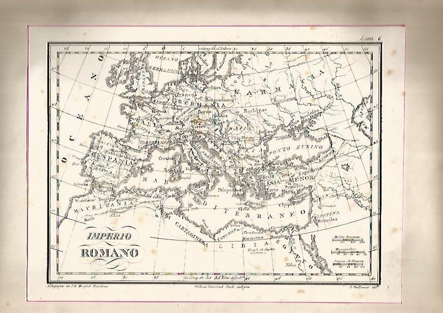LAMINA 15220: Mapa del Imperio Romano
