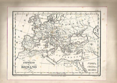 LAMINA 15220: Mapa del Imperio Romano