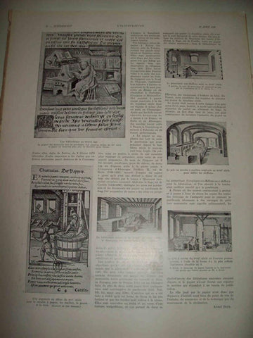 LAMINA 15028: Las bibliotecas de la Edad Media