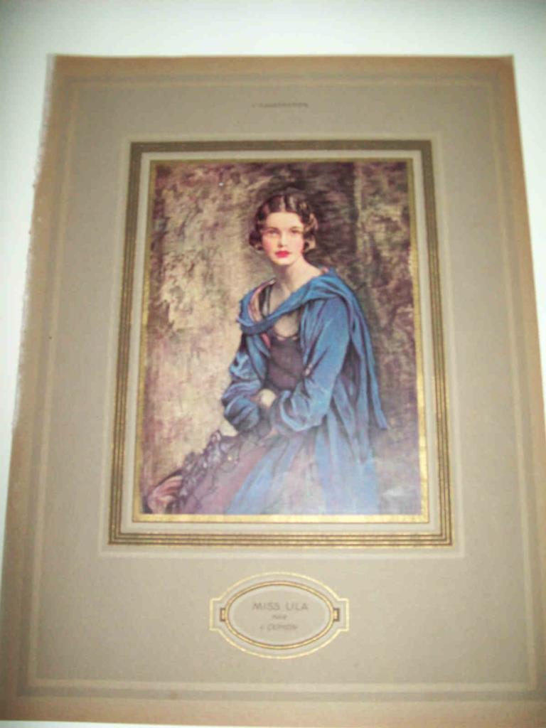 LAMINA 15023: Miss Lila, por I. Cohen