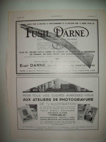 LAMINA 15011: Publicidad Fusil Darne 
