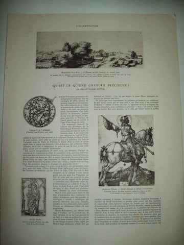 LAMINA 15019: San Jorge, por Albrecht Durer