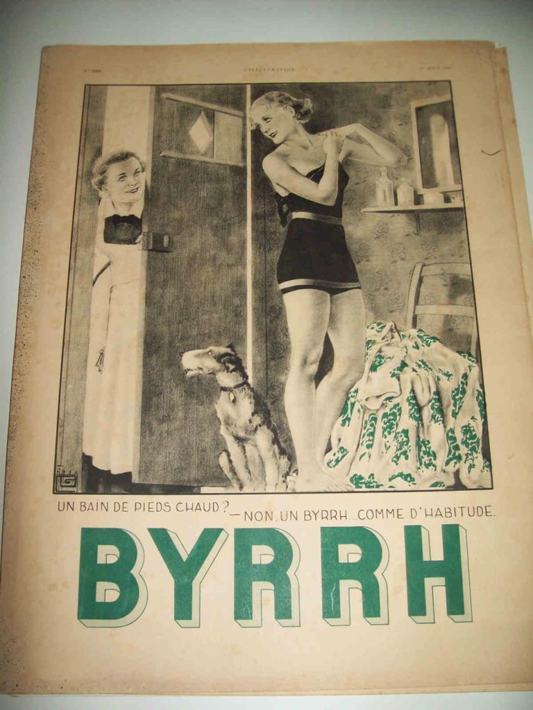 LAMINA 15032: Contraportada con publicidad de Byrrh