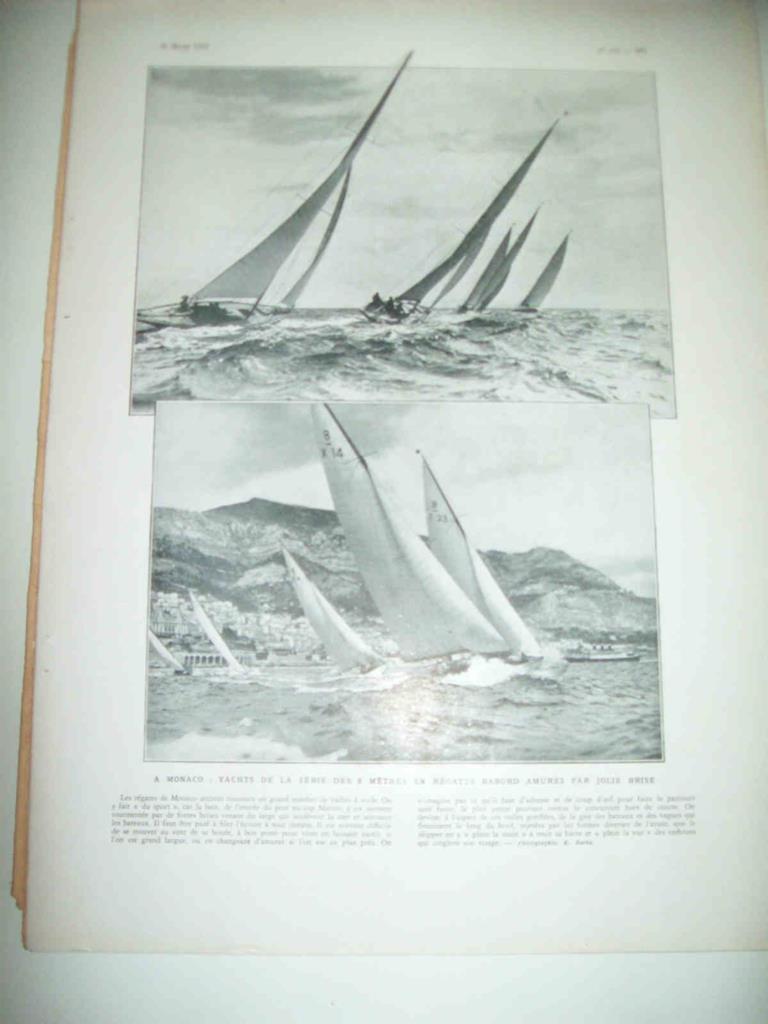 LAMINA 15107: Veleros en Monaco
