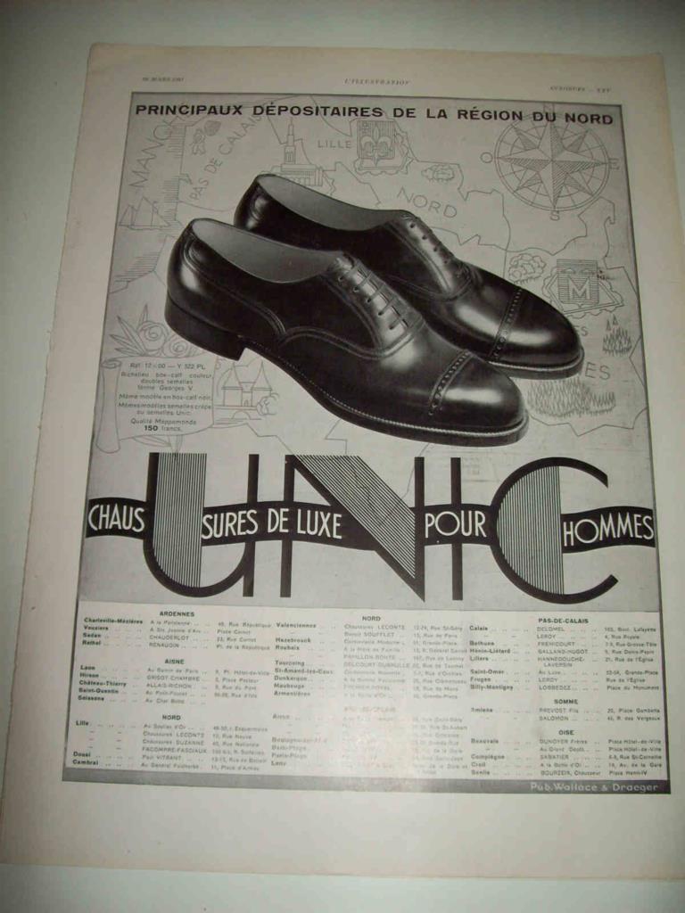 LAMINA 15095: Publicidad de Zapatos Unic