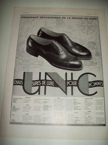 LAMINA 15095: Publicidad de Zapatos Unic