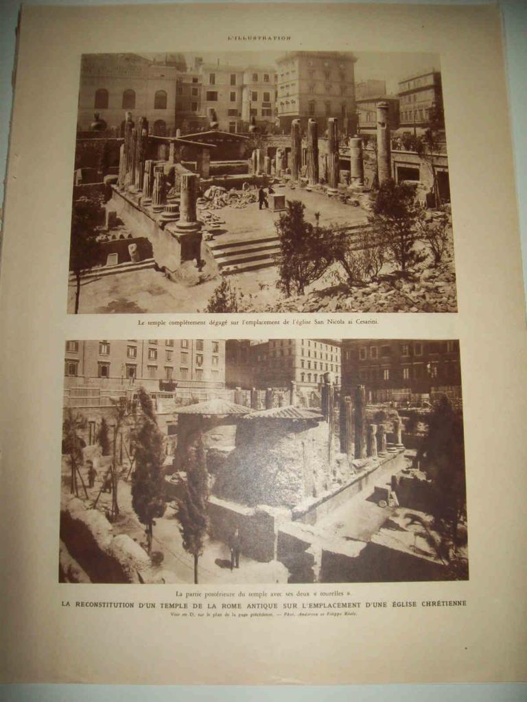 LAMINA 15071: Reconstruccion de un templo en Roma