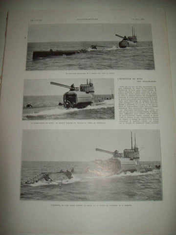 LAMINA 15069:  El submarino britanico M2