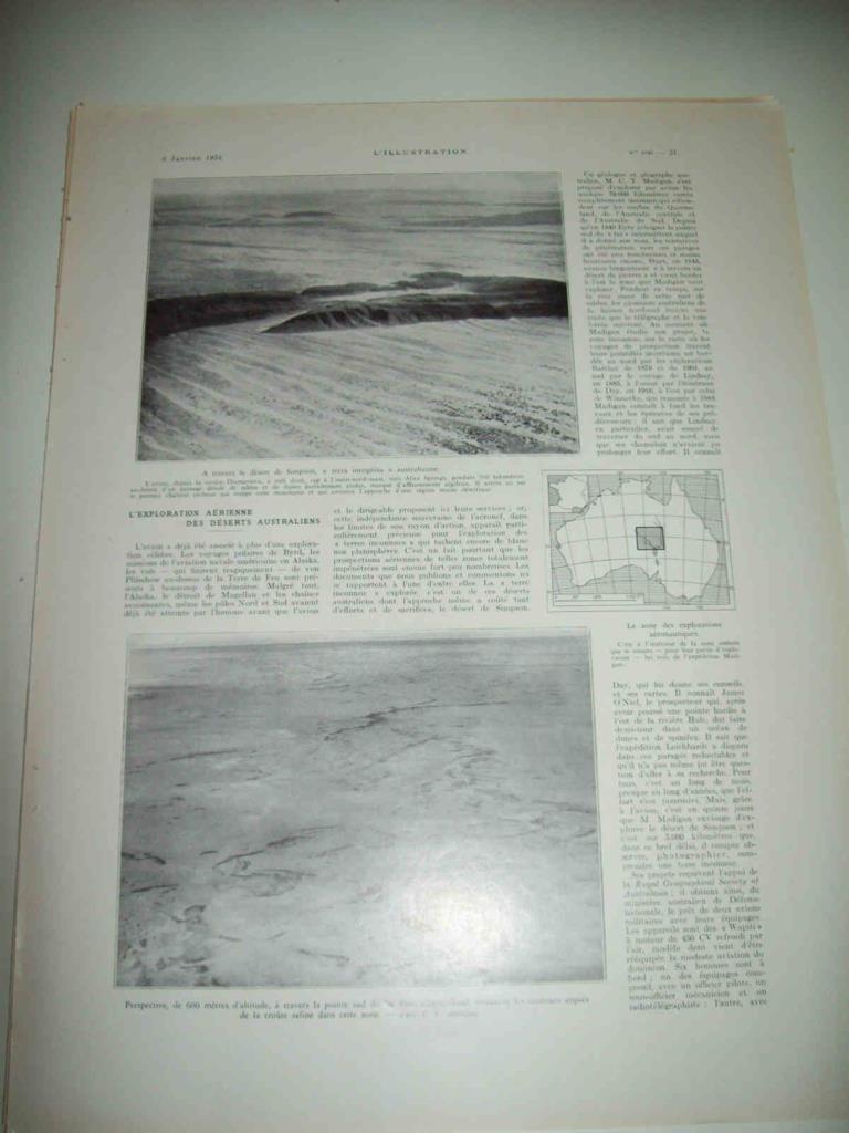 LAMINA 15047: Desiertos de Australia