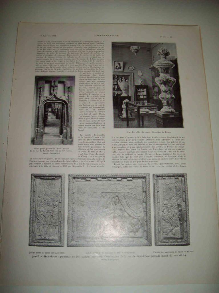 LAMINA 15044: Salas del Museo de Rouen