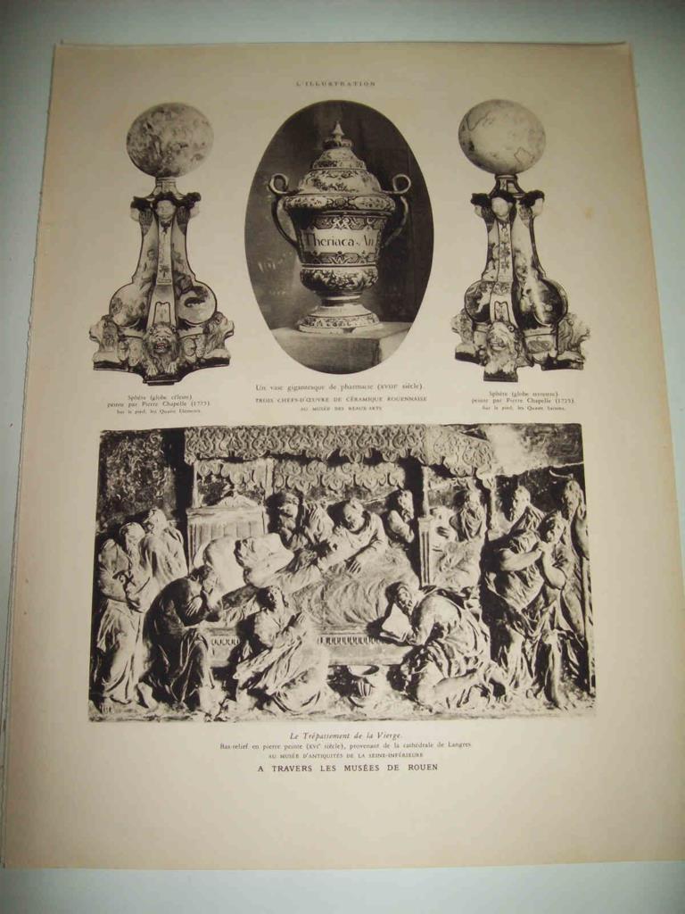 LAMINA 15043: Obras del Museo de Rouen