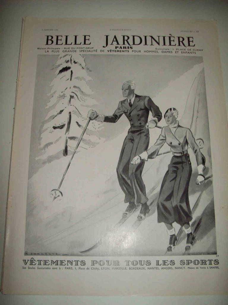 LAMINA 15035: Publicidad Belle Jardiniere en Paris