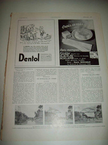 LAMINA 15057: Publicidad de Dentol y Gants Buscarlet