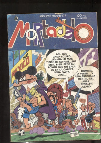 Super Mortadelo numero 275: (numerado 1 en interior cubierta)