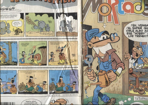 Super Mortadelo numero 223: (numerado 1 en trasera, aviejado)