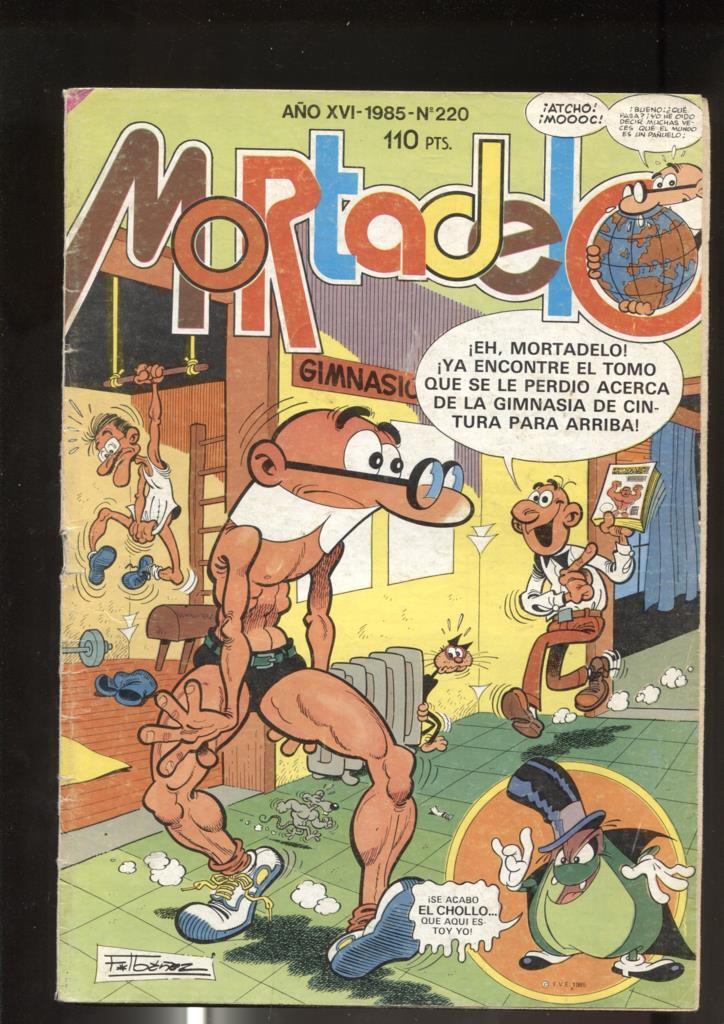 Super Mortadelo numero 220: (numerado 1 en trasera)