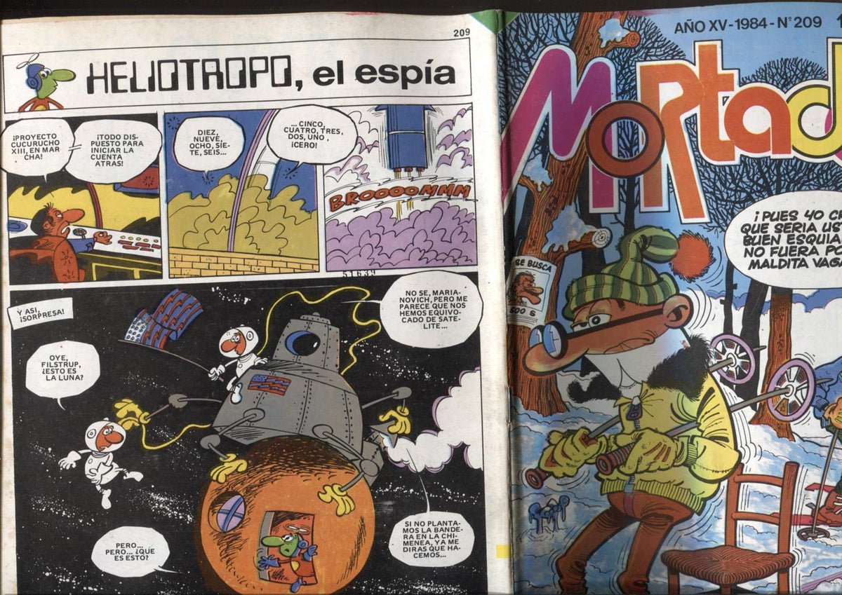 Super Mortadelo numero 209: (numerado 4 en trasera)