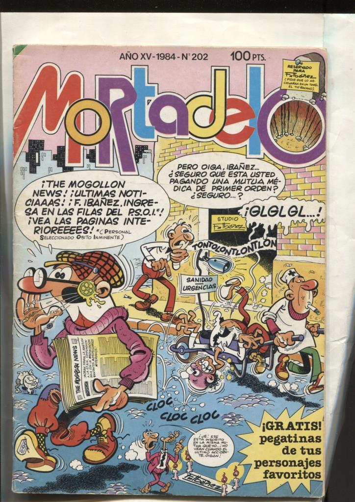 Super Mortadelo numero 202: (numerado 2 en trasera)