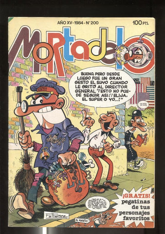 Super Mortadelo numero 200: (numerado 1 en trasera)