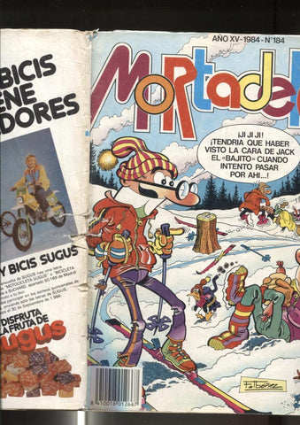 Super Mortadelo numero 184: (numerada 3 en trasera) (aviejado)