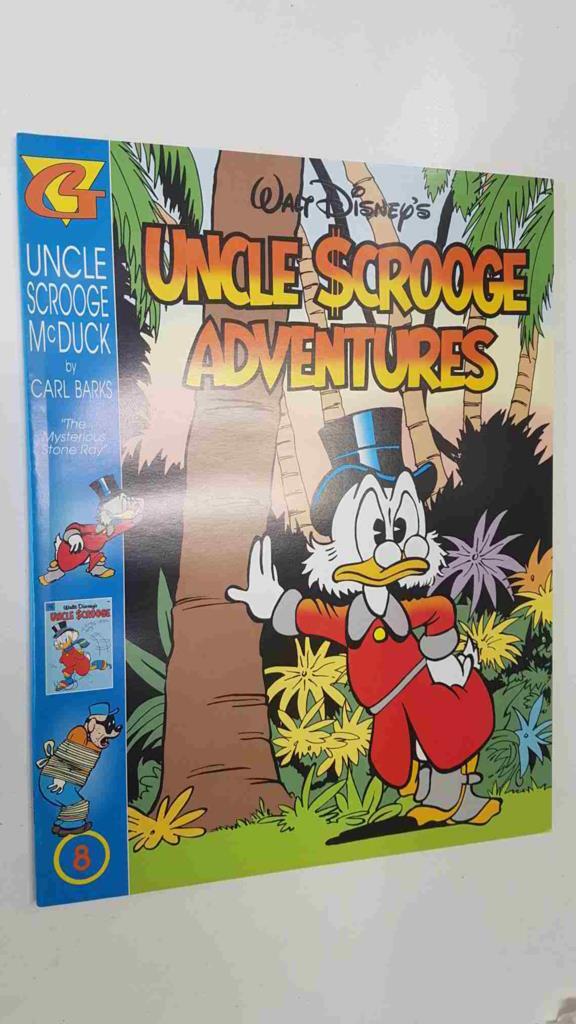 Walt Disney: Uncle Scrooge Adventures num 08 in color by Carl Barks (08/06/96) - The Mysterious Stone Ray, Fragments of the Past