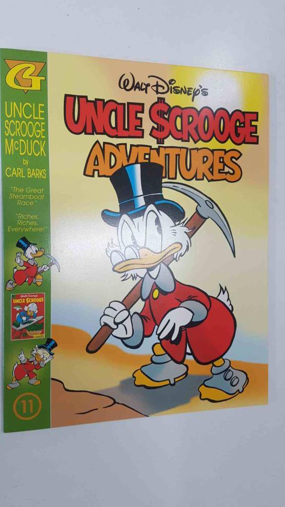 Walt Disney: Uncle Scrooge Adventures num 11 in color by Carl Barks (10/08/96) - The Great Steamboat Race, Riches Riches Everywhere