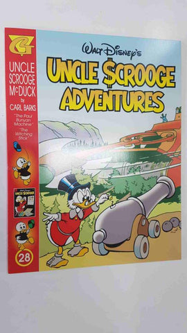 Walt Disney: Uncle Scrooge Adventures num 28 in color by Carl Barks (08/05/97) - The Paul Bunyan Machine, The Witching Stick