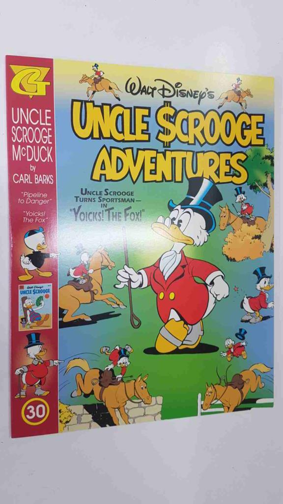 Walt Disney: Uncle Scrooge Adventures num 30 in color by Carl Barks (09/02/97) - Pipeline to Danger, Yoicks The Fox