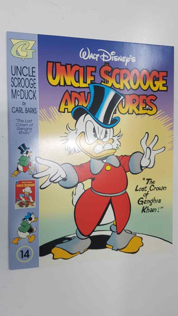 Walt Disney: Uncle Scrooge Adventures num 14 in color by Carl Barks (11/05/96) - The Lost Crown of Genghis Khan, Faulty Fortune