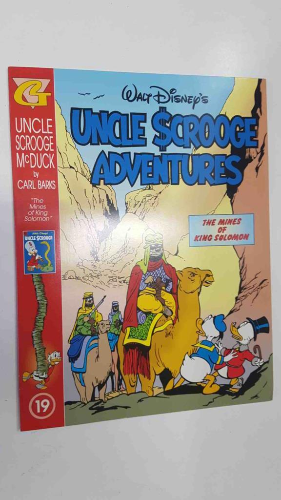 Walt Disney: Uncle Scrooge Adventures num 19 in color by Carl Barks (02/04/97) - The Mines on King Salomon, Blinders