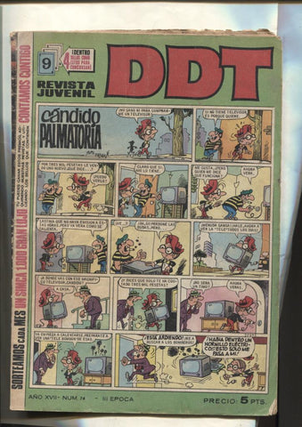 DDT tercera epoca numero 074: Candido Palmatoria, Domingon