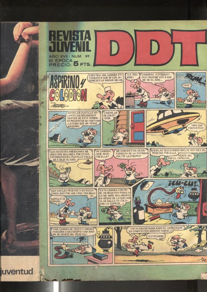 DDT tercera epoca numero 069 (numerado 2 en interior) (leve roto cubierta parte inferior segun imagens