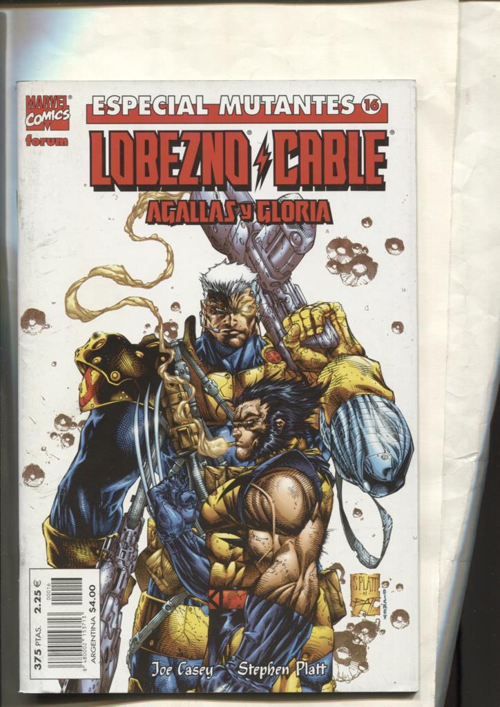 Planeta: Especial Mutantes numero 16: Lobezno y Cable