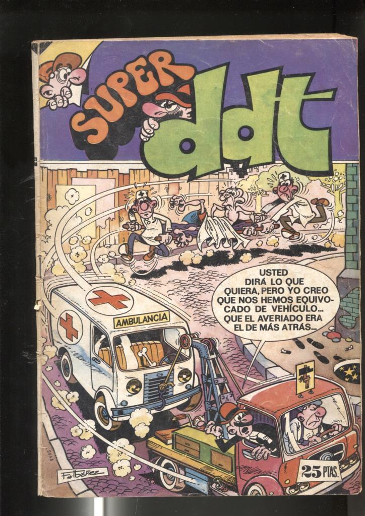 Super DDT numero 038: (numerado 1 en trasera)