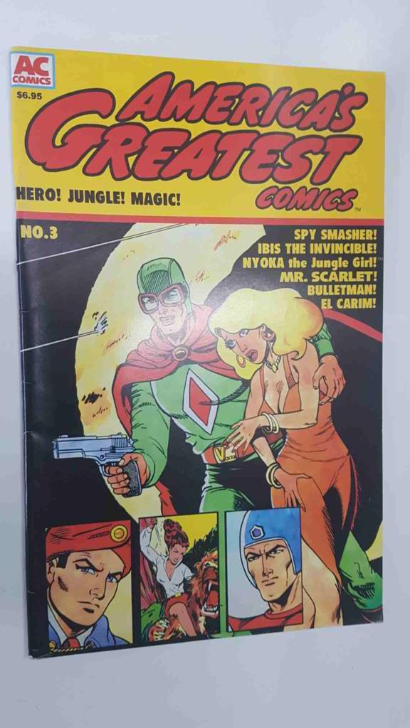 AC Comics: Americas Greatest Comics num 3 - Spy Masher, Ibis the Invincible, Mr. Scarlet
