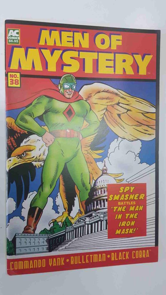 AC Comics: Men of Mystery num 38 - Bulletman the Flying Detective in the Dangerous Escape, The Man in the Iron Mask