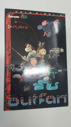 forum: Outfan Plan B, julio 2002 - guion, dibujo: Cels Piñol