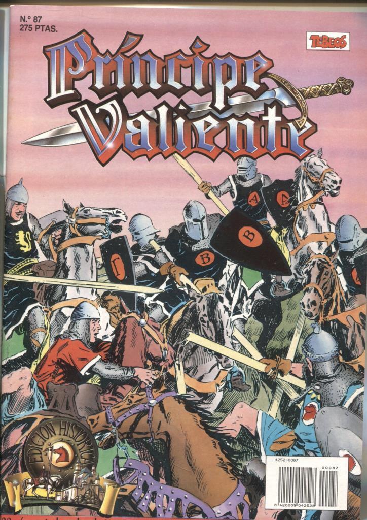 Ediciones B: El Principe Valiente numero 87: tiras 15.10.1989 al 20.5.1990