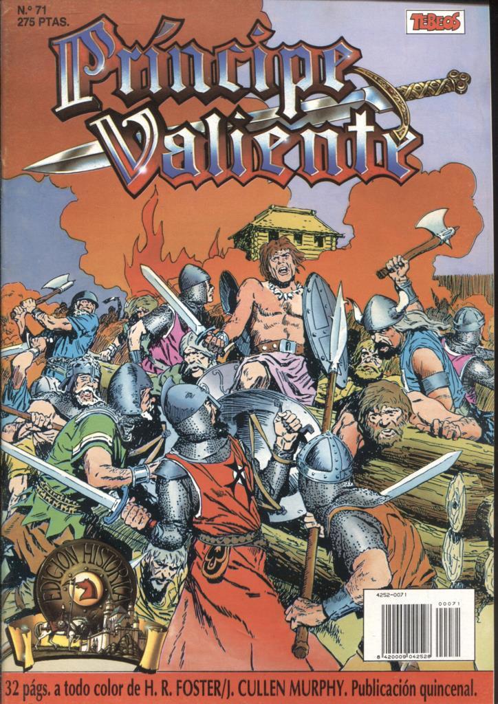 Ediciones B: El Principe Valiente numero 71: tiras 23.12.1979 al 27.7.1980
