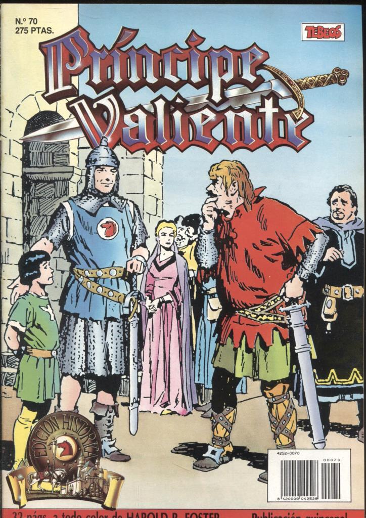 Ediciones B: El Principe Valiente numero 70: tiras 13.5.1979 al 16.12.1979