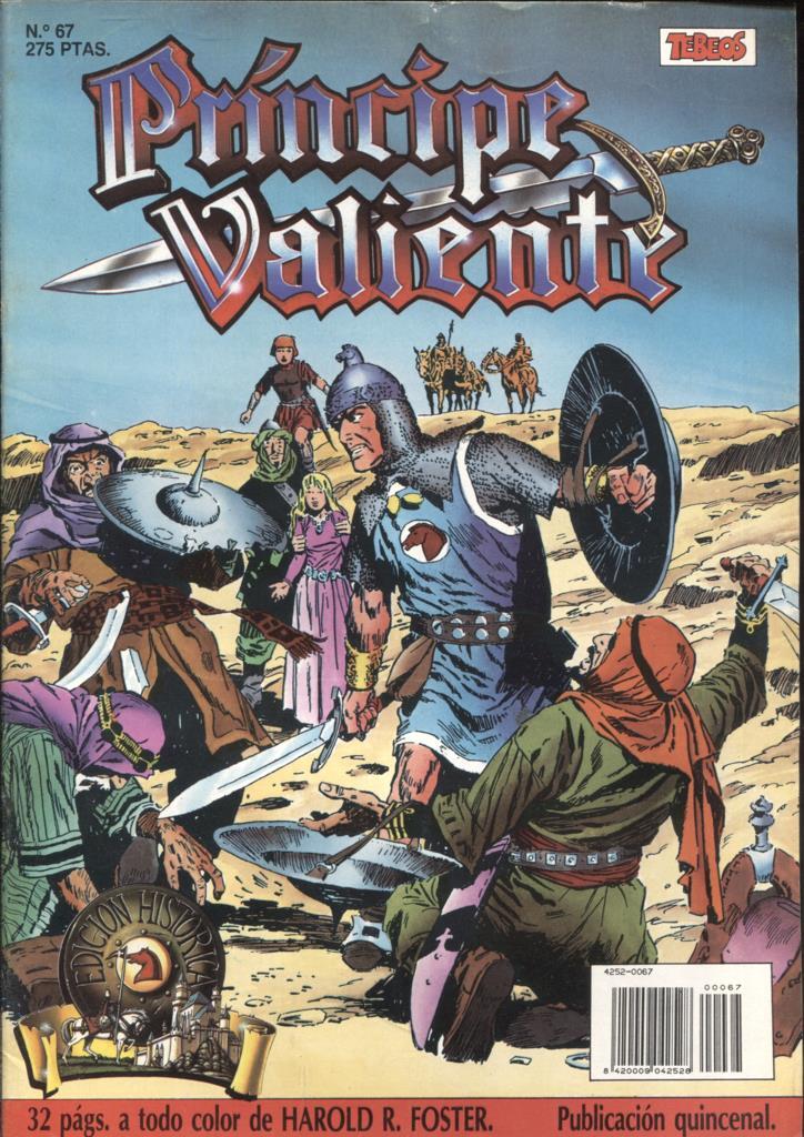Ediciones B: El Principe Valiente numero 67: tiras 10.7.1977 al 12.2.1978