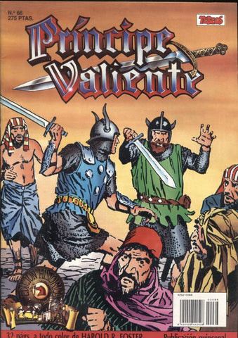 Ediciones B: El Principe Valiente numero 66: tiras 28.11.1976 al 3.7.1977