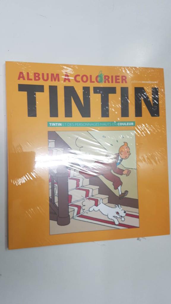 Album a Colorier (libro para colorear): Tintin et des personnages hauts en couleur