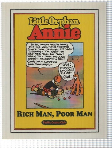 Pacific Comics: Little Orphan Annie - Rich Man, Poor Man. Harold Gray