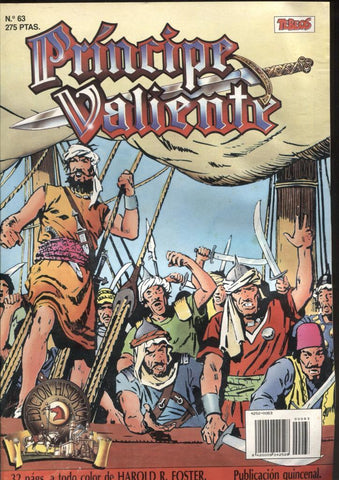 Ediciones B: El Principe Valiente numero 63: tiras 26.1.1975 al 31.8.1975