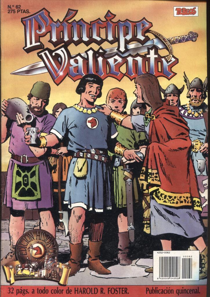 Ediciones B: El Principe Valiente numero 62: tiras 16.6.1974 al 19.1.1975