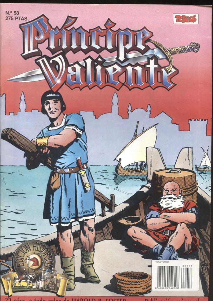 Ediciones B: El Principe Valiente numero 58: tiras 2.1.1972 al 6.8.1972