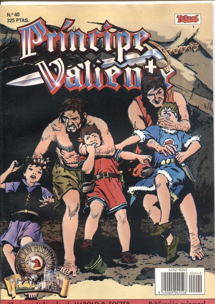 Ediciones B: El Principe Valiente numero 40: tiras 18.12.1960 al 23.7.1961