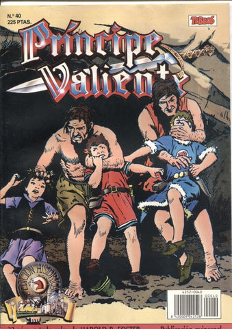 Ediciones B: El Principe Valiente numero 40: tiras 18.12.1960 al 23.7.1961