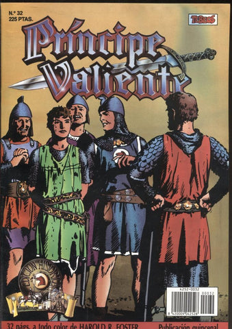 Ediciones B: El Principe Valiente numero 32: tiras 22.1.1956 al 26.8.1956